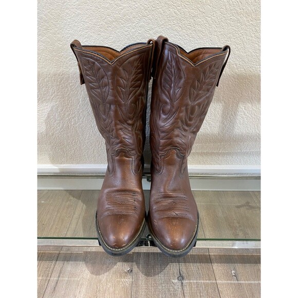 Red Wing 9801-1 Pecos Mens 8.5 E Brown Leather Red Wing Cowboy Boots USA - Picture 2 of 8